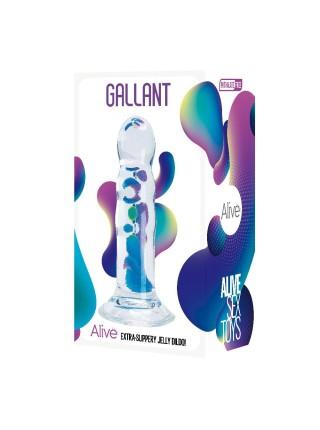 Прозрачный фаллоимитатор Alive Gallant Jelly Dildo