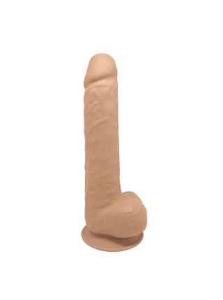 Dildo SilexD Kingston Flesh (MODEL 15in), two-layer, silicone + Silexpan, diameter 7 cm