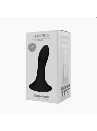 Dildo with suction cup Adrien Lastic Hitsens 5 Black 13x2.4cm