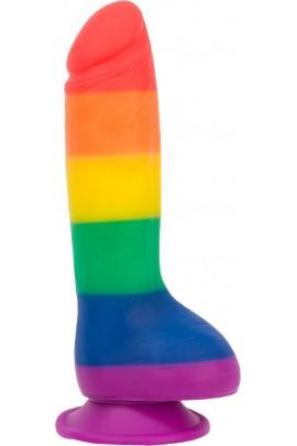 Радужный фаллоимитатор ADDICTION - JUSTIN - 8