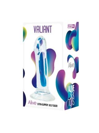 Прозрачный фаллоимитатор Alive Valiant Jelly Dildo