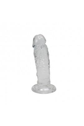 Transparent dildo of Alive Jelly Dildo Majestic, TPE, SURSSSA, diameter 3.7cm, length 14.7cm