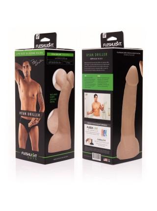 Fleshlight Guys Dildo: Ryan Driller Dildo, Penis Cast