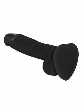 Strap-On-Me SOFT REALISTIC DILDO Black - Size M