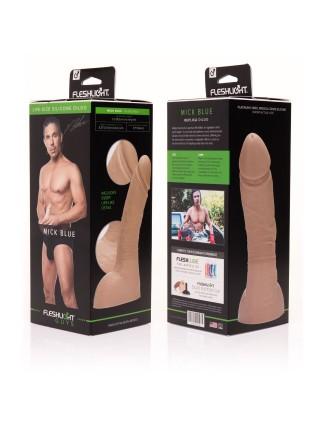 Fleshlight Guys Dildo: Mick Blue Dildo, Penis Cast