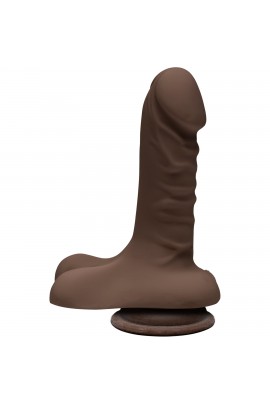 Фалоімітатор Doc Johnson The D - Super D Chocolate, діаметр 3,8см