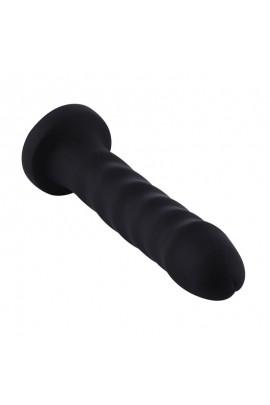 Силіконовий фалоімітатор для секс-машин Hismith 7.1″ Anal Dildo Black, система KlicLok