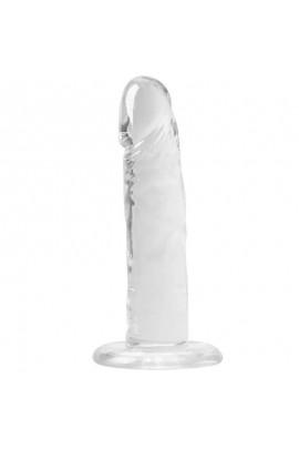 Прозрачный фаллоимитатор-насадка для страпона Alive Jelly Dildo Speedy, 17,5х3,5см
