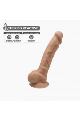 Silexd Johnny Caramel dildo (Model 1 Size 7in), two-layer, silicone + silexpan, diameter 3,8cm