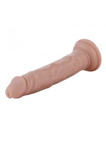 Realistic dildo for sex machines Hismith 7.5″ Flexible Silicone Dildo, KlicLok system