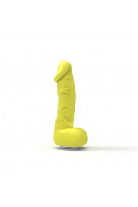 Крафтове мило-член із присоскою Pure Bliss MINI Yellow, натуральне