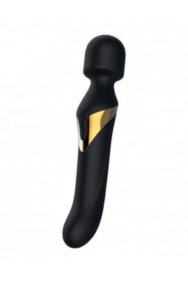 Двухсторонний вибромассажер с ротацией Dorcel Dual Orgasms Gold