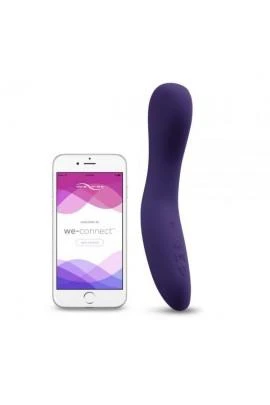 Vibrating massager for point G WE-VIBE Rave G-Spot, managing with smartphone