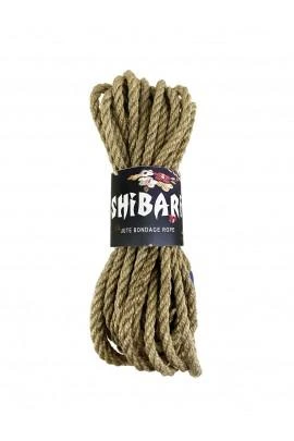Джутовая серая веревка для Шибари Feral Feelings Shibari Rope, 8м