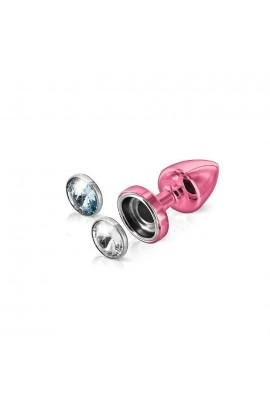 Анальная пробка Diogol Anni Magnet Pink - кристалл Swarovski