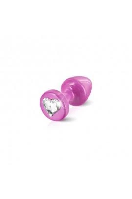 Пробка с кристаллом Swarovski Diogol Anni R Heart Pink 30мм
