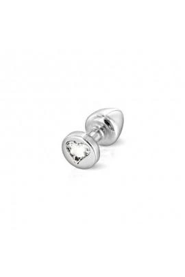 Пробка Diogol Anni R Heart Silver 30мм с кристаллом Сваровски