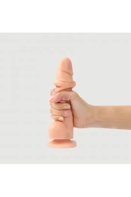 Реалистичный фаллоимитатор Strap-On-Me Sliding Skin Realistic Dildo Vanille - M, эффект подвижной ко