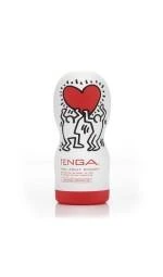 Мастурбатор Tenga Keith Haring Deep Throat Cup с вакуумной стимуляцией