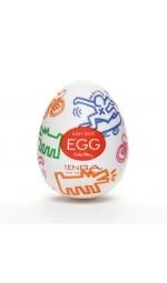 Мастурбатор-яйцо для мужчин Tenga Keith Haring EGG Street