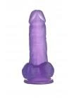 Рельефный фаллоимитатор на присоске Jelly Studs Crystal Dildo Small