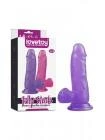 Рельефный фаллоимитатор на присоске Jelly Studs Crystal Dildo Small
