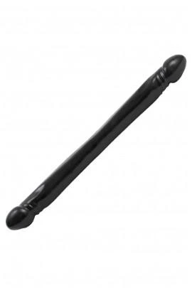 Двойной фаллоимитатор Double Dildo black XL