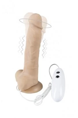 Фаллоимитатор с ротацией и вибрацией Alive Cesar Vibro Plus Mega Realistic