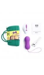 Вагинальные шарики с массажем и вибрацией FeelzToys Motion Love Balls Twisty с пультом ДУ