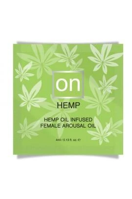Пробник возбуждающего масла для женщин Sensuva ON for Her Hemp Infused Arousal Oil, 4мл
