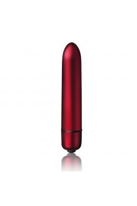 Vibropoul Rocks Off Ro-90mm 10 Speed тАЛтАЛScarlet Velvet, Color Red Matte