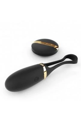 Виброяйцо Dorcel Secret Delight Gold с пультом, турборежимом и голосовым управлением