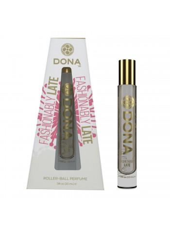 Духи с роликовым нанесением DONA Roll-On Perfume - Fashionably Late, 10мл
