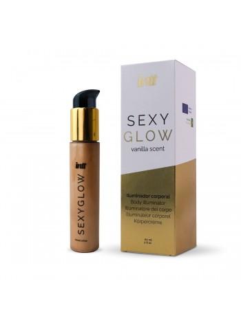 Body body shimmer inttt Sexy Glow (60 ml) with shea and vanilla aroma, glowing tanned skin