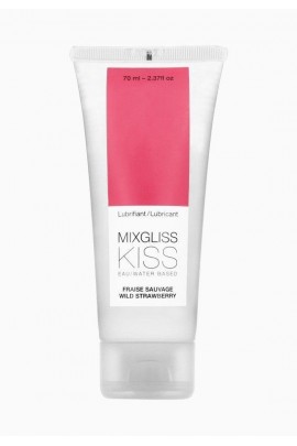 Лубрикант на водной основе MixGliss KISS Wild Strawberry (земляника), 70мл