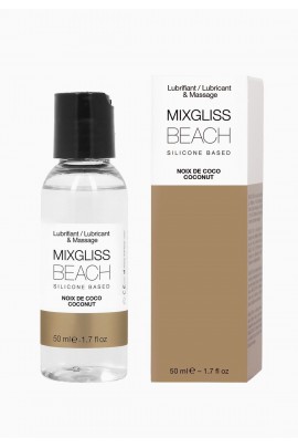 Лубрикант на силиконовой основе с ароматом кокоса MixGliss BEACH - NOIX DE COCO, 50мл