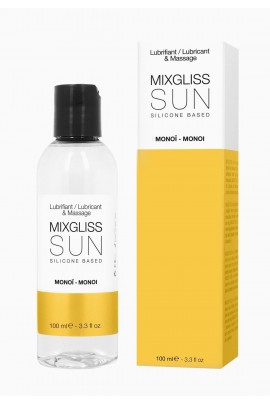 Lubrikant with mone oil aroma on silicone-based Mixgliss Sun Monoi, 100ml