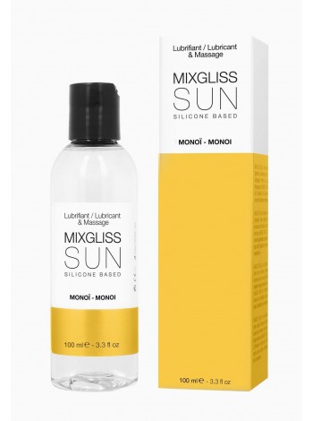 Lubrikant with mone oil aroma on silicone-based Mixgliss Sun Monoi, 100ml
