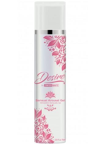 Возбуждающий лубрикант на силиконовой основе Desire by Swiss Navy Sensual Arousal Gel 75 мл