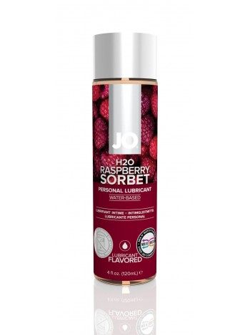 Oral lubricant with taste of raspberry System Jo H2O - Raspberry Sorbet, 120ml