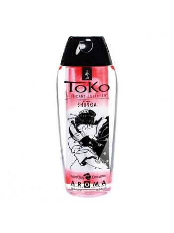 Oral lubricant on water based with taste of cherries Shunga Toko Aroma - Blazing terry, 165ml