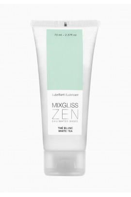 Лубрикант на водной основе с ароматом зеленого чая MixGliss ZEN THE BLANC, 70мл