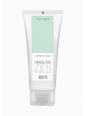 Лубрикант на водной основе с ароматом зеленого чая MixGliss ZEN THE BLANC, 70мл