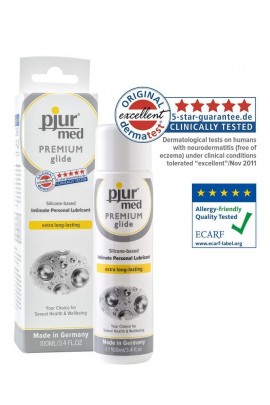Silicone lubricant for sensitive skin PJUR MED PREMIUM GLIDE, 100ML
