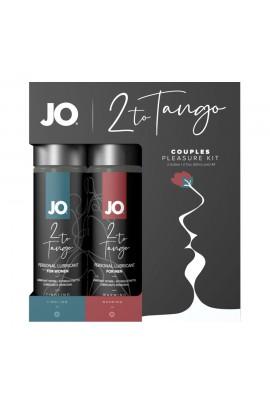 Набір змазок для пари System JO 2-TO-TANGO: зігріваюча для нього і стимулююча для неї