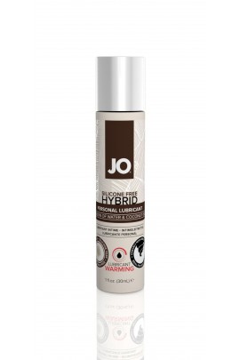 Розігріваюча крем-змазка з кокосовим маслом System JO Silicone Free Hybrid WARMING, 30мл