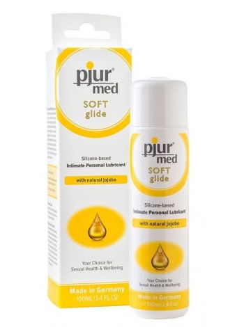 Змазка з маслом жожоба pjur MED Soft glide для дуже сухої і чутливої шкіри, 100мл