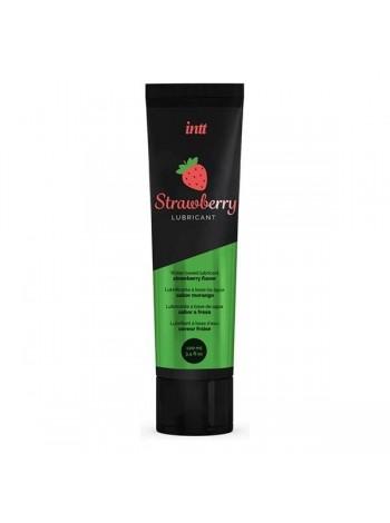 Water -based Lubricant Inttt Strawberry (100 ml), taste and aroma of strawberries, without sugar