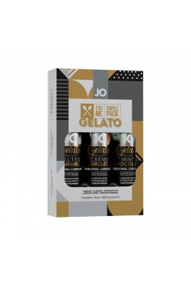 Набор смазок со вкусами System JO Tri-Me Triple Pack - Gelato, 3х30мл