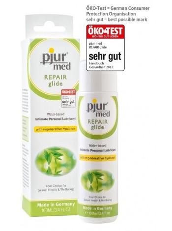 Лубрикант для сухой кожи pjur MED Repair glide с регенерирующим гиалуроном, 100 мл